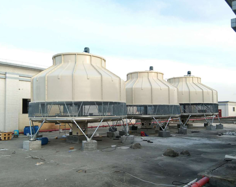 圆形逆流式冷却塔